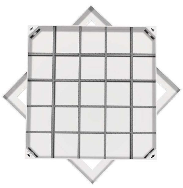 宁县不锈钢方井展示